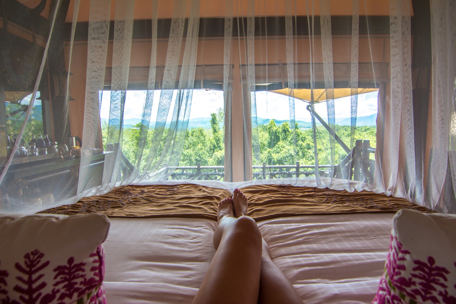 unusual hotel four seasons tented camp in chiang rai thailand