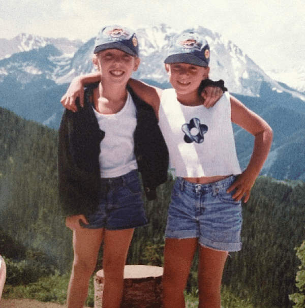Lesley Murphy and Alex Speed in Aspen, Colorado during summertime