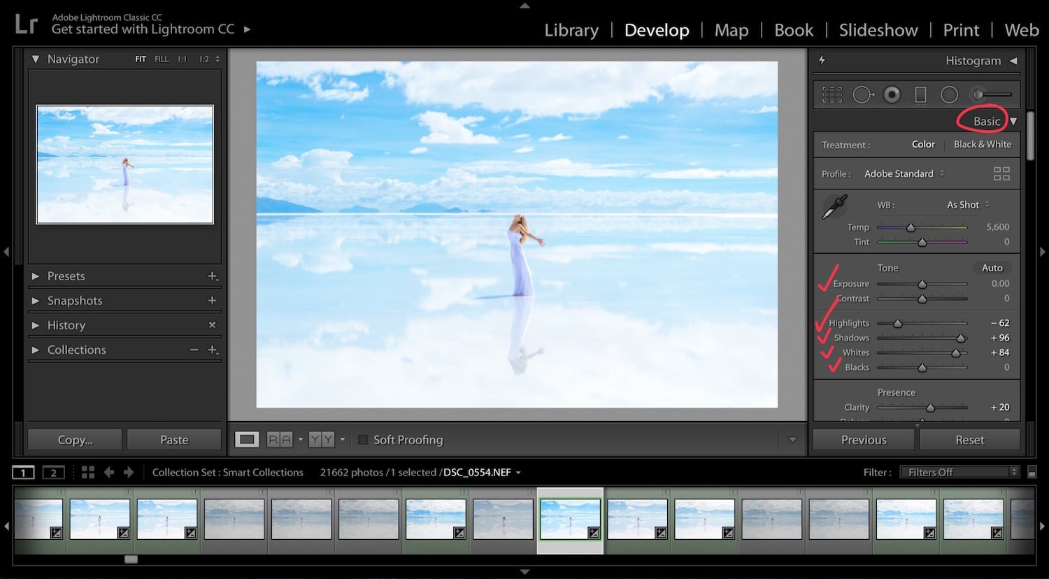 how to edit photos using lightroom