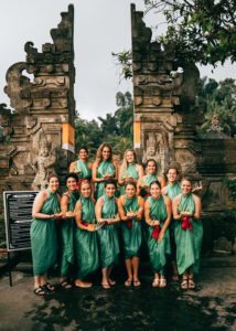 LimitLes in Bali Water Temple blessing