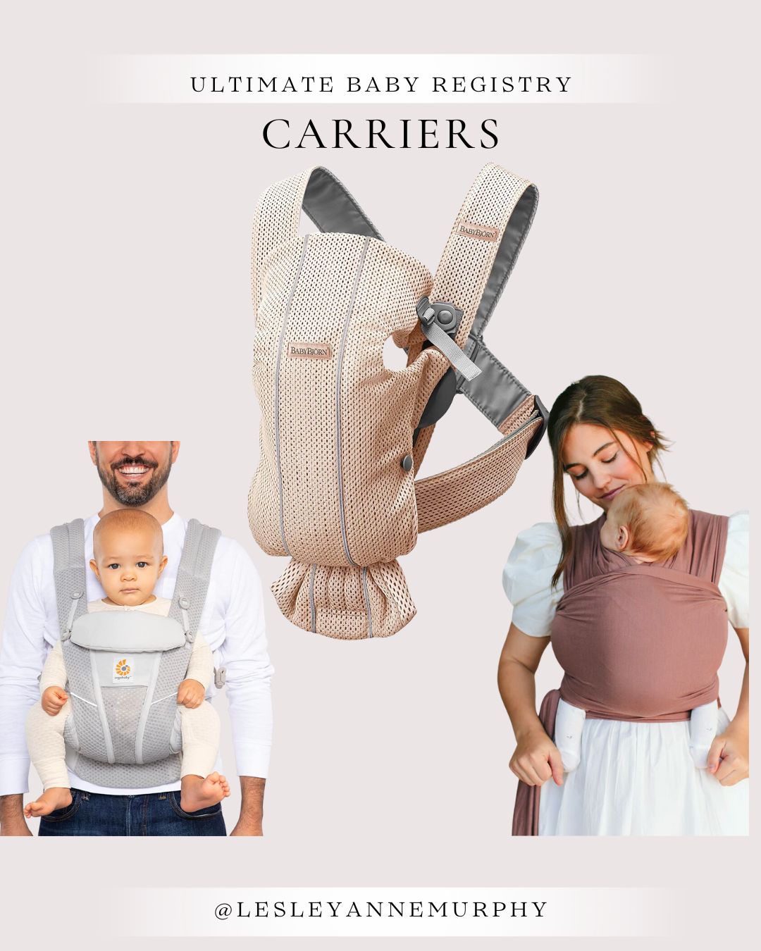 Our favorite baby carriers