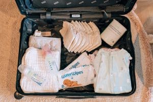 beach vacation baby packing list
