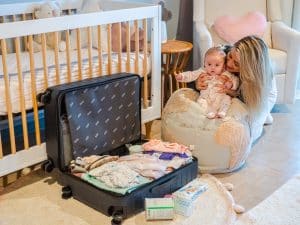 beach vacation baby packing list