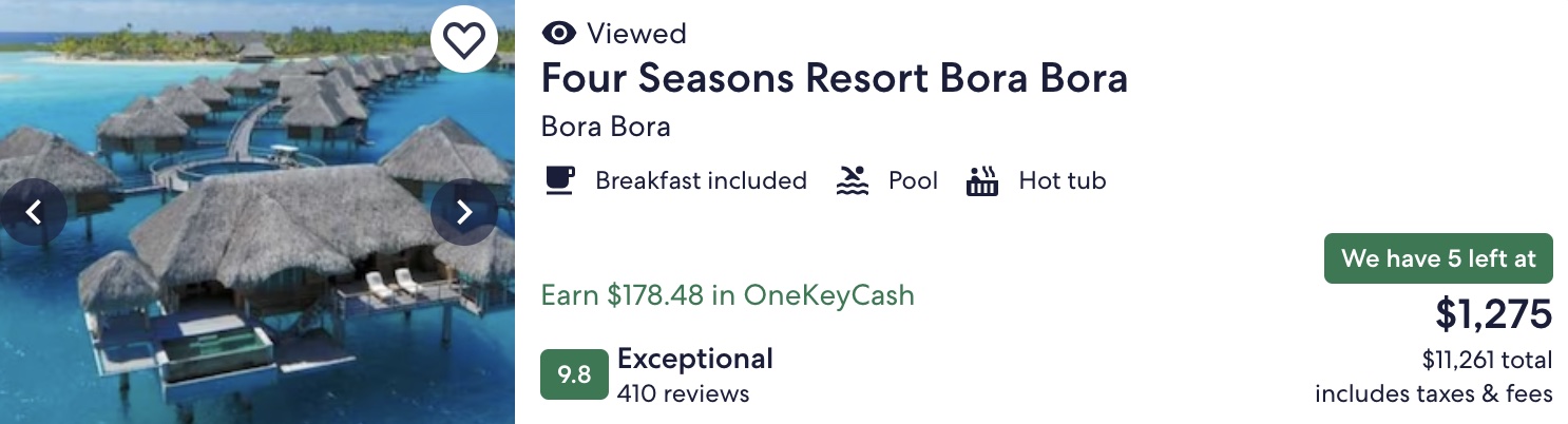 Four Seasons Bora Bora | Places for a Winter Escape
