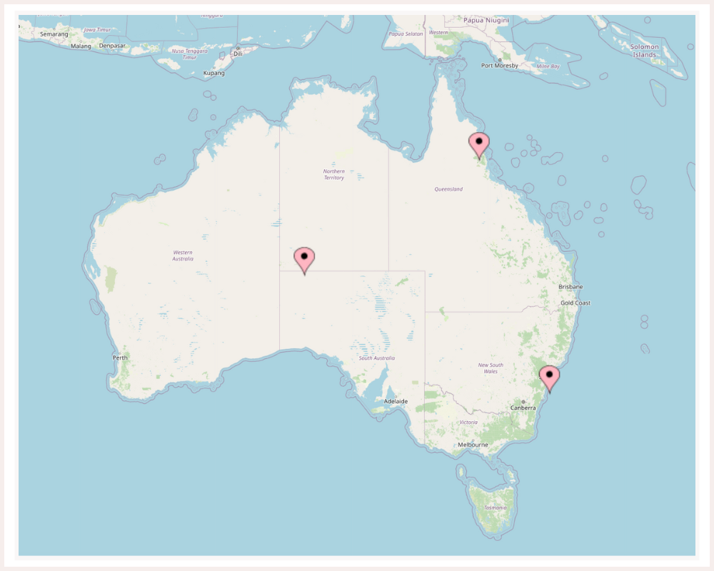 LimitLes Australia Map