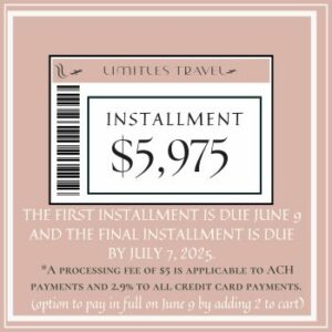 The installments are split into 2 and due June 9 & July 7.